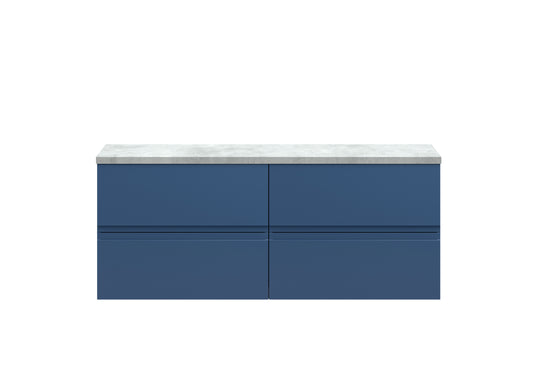Hudson Reed Urban 1200mm Wall Hung 4-Drawer Vanity Unit With Laminate Worktop