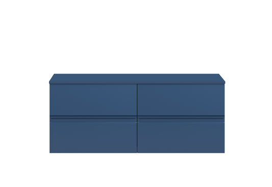 Hudson Reed Urban 1200mm Wall Hung 4-Drawer Unit With Worktop