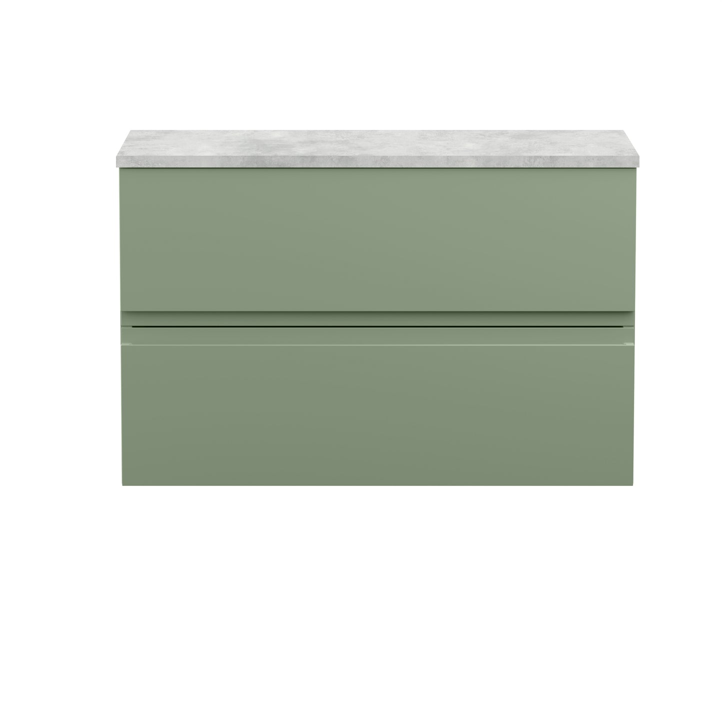 Hudson Reed Urban 800mm Wall Hung 2-Drawer Unit With Laminate Top