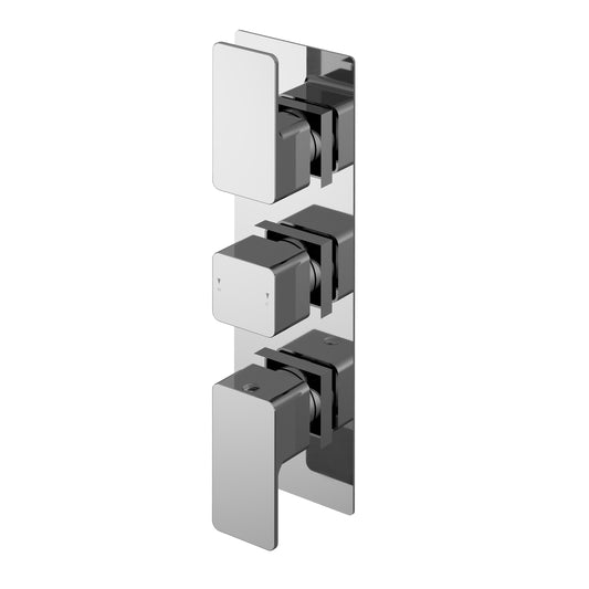 Windon Triple Thermostatic Valve With Diverter by Nuie