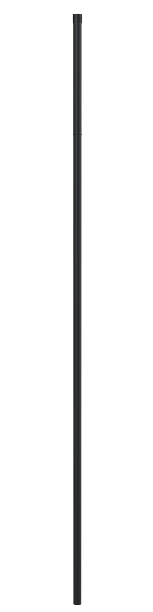 Black Wetroom Screen Ceiling Post