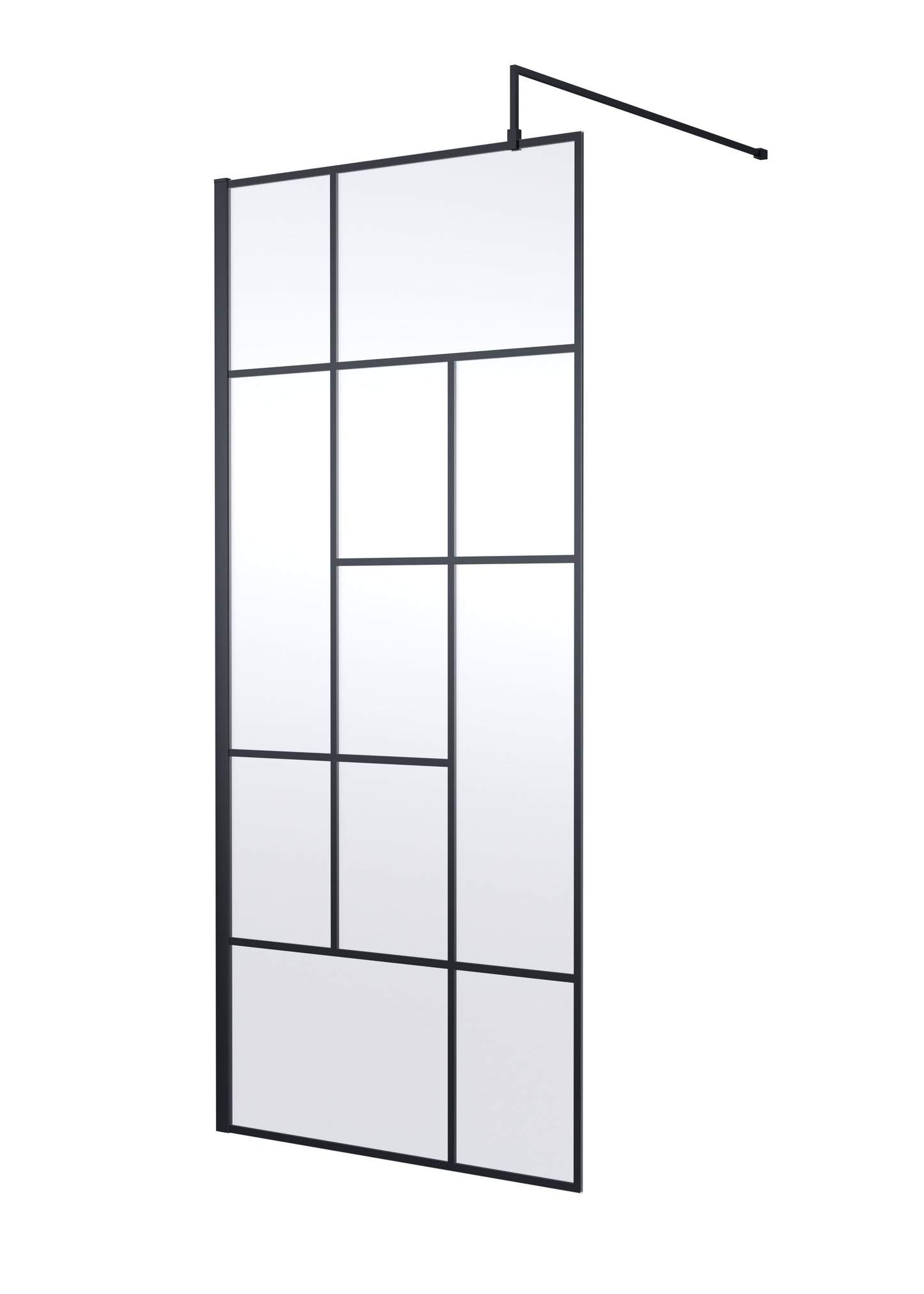 Abstract 900mm  Frame Wetroom Screen 8mm Glass
