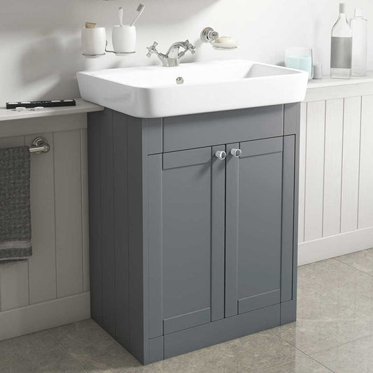 Henbury 600Mm Floor Vanity Unit (SY-HEN12-G & SY-HEN23)