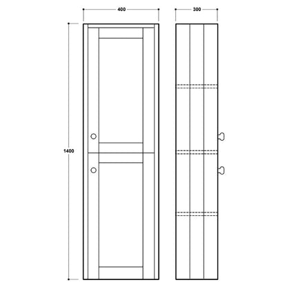 Henbury Tall Storage Unit (SY-HEN20-CW)